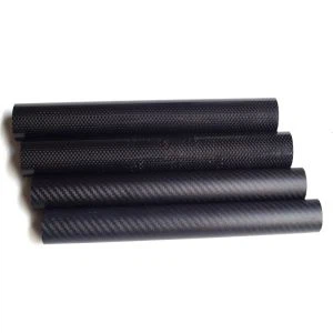 Üstün Kalite Düz ve Dantelli 3K Karbon Fiber Boru